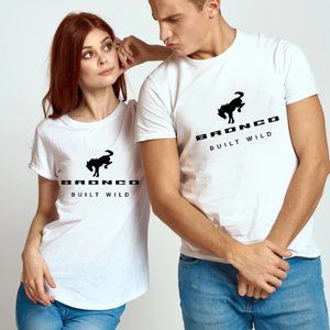 Ford Bronco Built Wild T Shirt